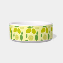 Bowl de chien de citrons