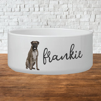 Écuelle Boxer personnalisées Boxer Dog Food Bowl