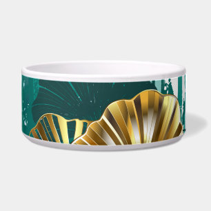Écuelle Branche avec Feuilles d'or Ginko Biloba