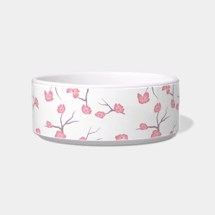 Écuelle Branches de cerise en fleur Bowl pour animaux
