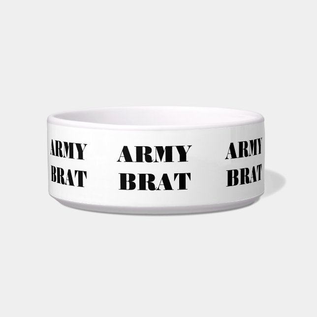 Écuelle Brat de l'armée Pet Bowl (Devant)