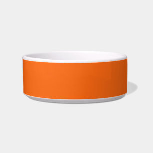Écuelle Bright Tiger Orange Solide couleur Impression