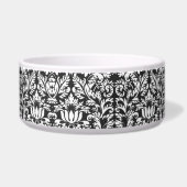 Écuelle Brocard de dentelle en damas noir et blanc vintage (Droite)