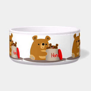 Écuelle Bye Bye Honey ! Bears de caricature mignonne Bowl