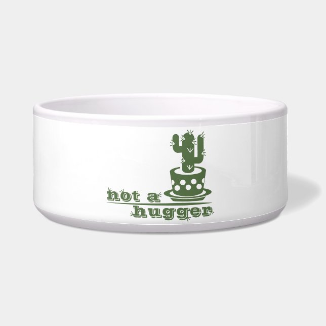 Écuelle Cactus Pas un gros cactus drôle dire (Devant)