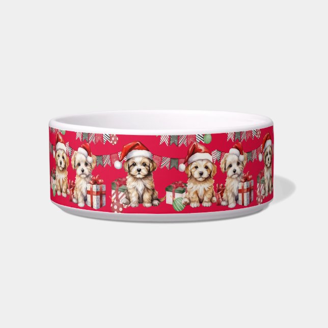 Écuelle Cadeau de Noël pour chiens - Pet Bowl (Droite)