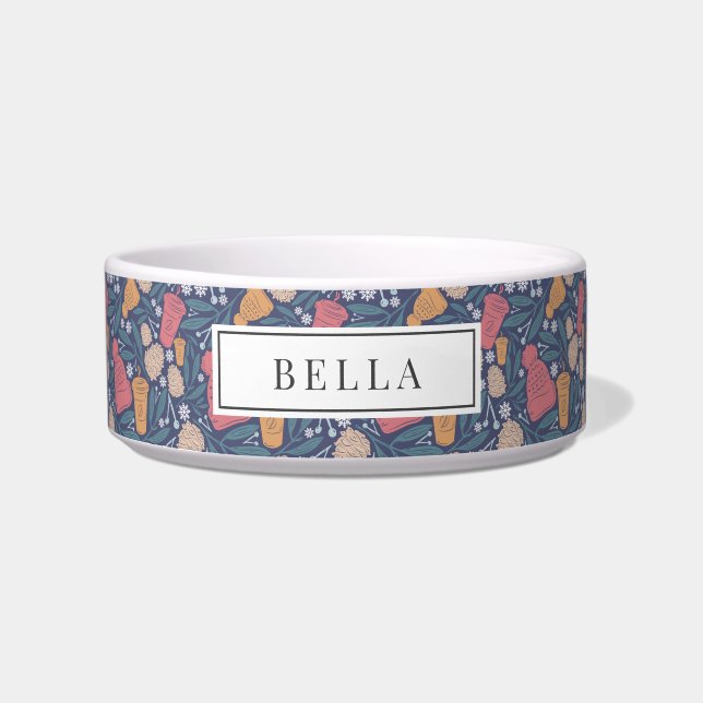 Écuelle Café de Noël Beanie Motif Nom de famille Animaux d (Devant)