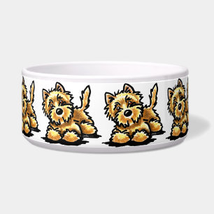 Écuelle Cairn Terrier blond comme les blés