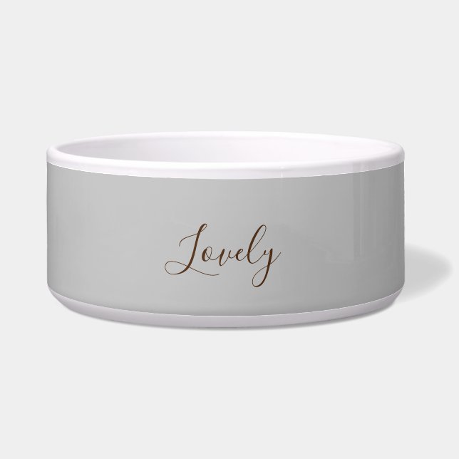 Écuelle Calcul minimaliste simple et élégant (Devant)