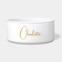 Calligraphie minimaliste Nom du script Couleur or