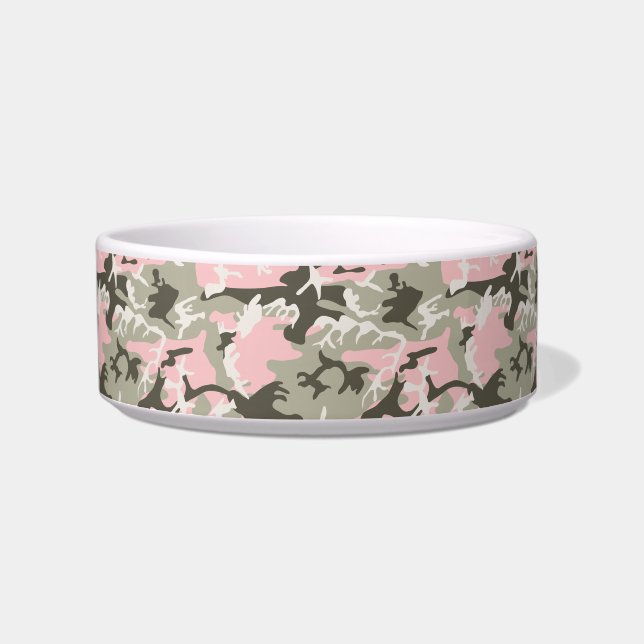 Écuelle Camouflage rose et vert, Militaire, Armée (Devant)