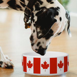 Écuelle Canada Rouge Blanc drapeau canadien Feuille d'érab