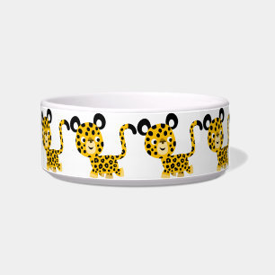 Écuelle Carton mignon souriant Leopard Cat Bowl