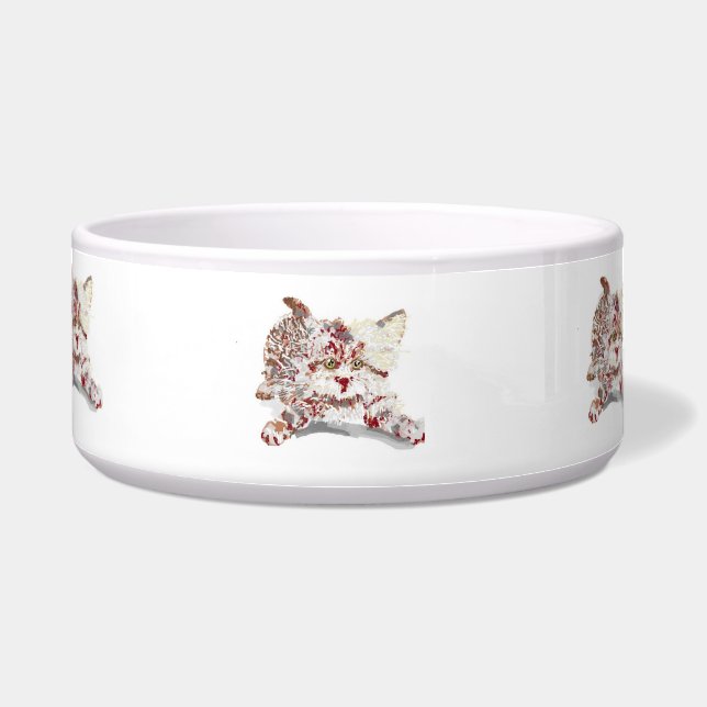 Écuelle Ceramic Pet Bowl : Juste Jouer (Devant)