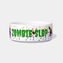 Céramique "Zombie Slop" Pet Bowl