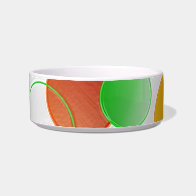 Écuelle Cercles dimensionnels Pet Bowl (Gauche)