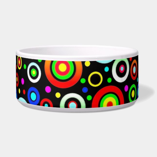 Écuelle Cercles Pet Bowl (Devant)