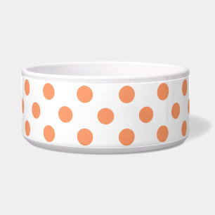 Écuelle Cercles Pois orange de Tangérine
