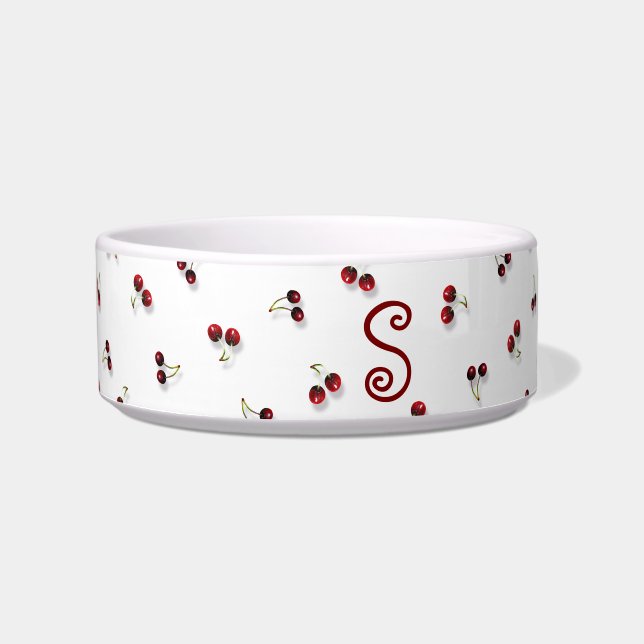 Écuelle Cerises céramique poêle Bowl (Devant)