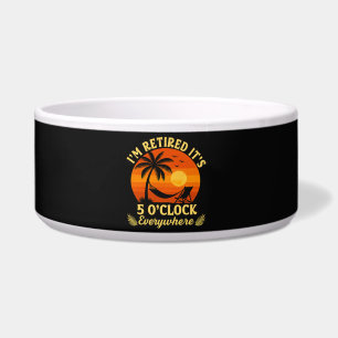 Écuelle C'est 5 Heures Partout Été Tropical Retraité