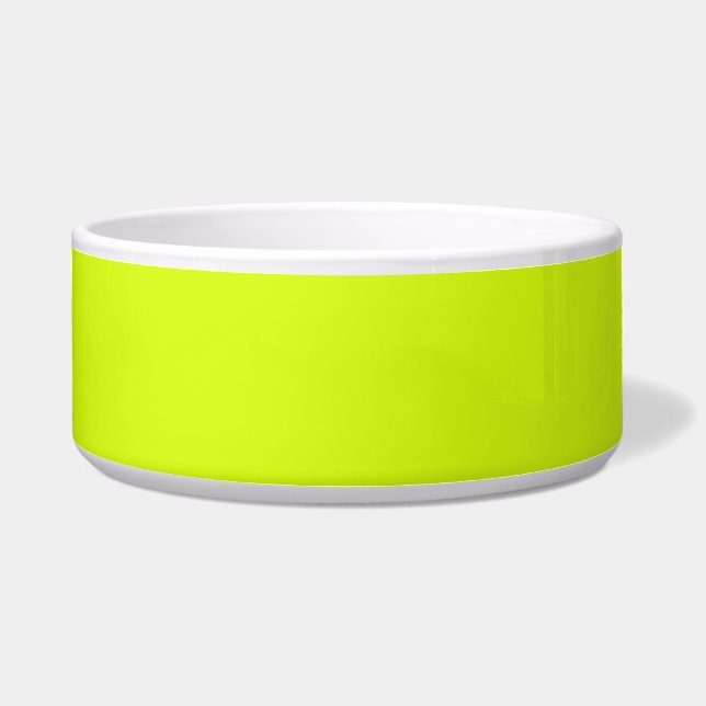 Écuelle Chartreuse Couleur jaune uni (Devant)
