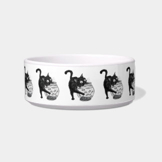Écuelle Chat et poisson