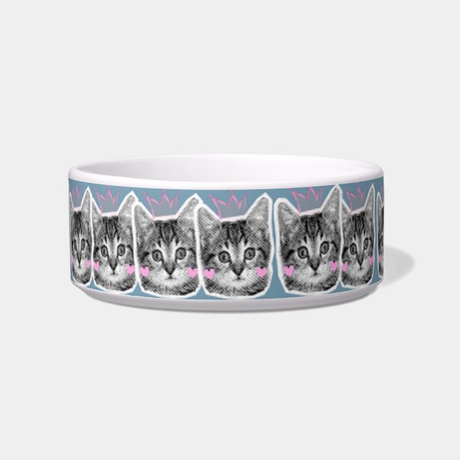 Écuelle Chat mignon et drôle (Devant)