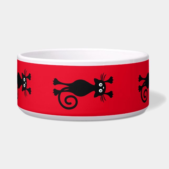 Écuelle Chat noir familier  (Devant)