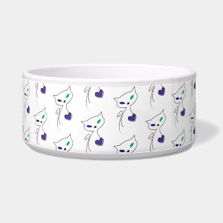 Écuelle chat solitaire