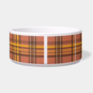 Écuelle Chaud Plaid Moutarde Terracotta Esthétique