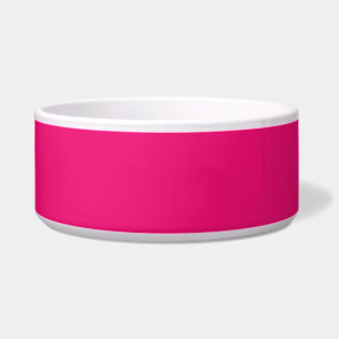 Écuelle Chaud rose fuchsia grand bol pour animal de compag