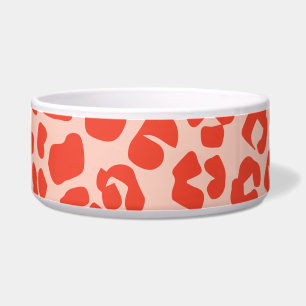 Écuelle Cheetah Motif imprimé rouge