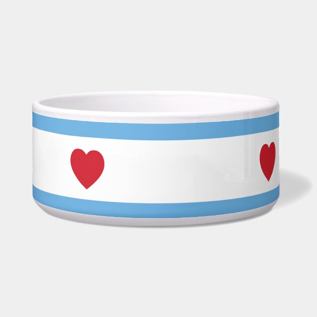 Écuelle Chicago Love | Bowl for Pet (Devant)