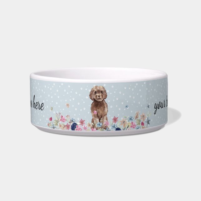 Écuelle Chien Cockapoo avec pattes (Devant)