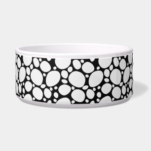Écuelle Chien dalmate animal noir et blanc Motif