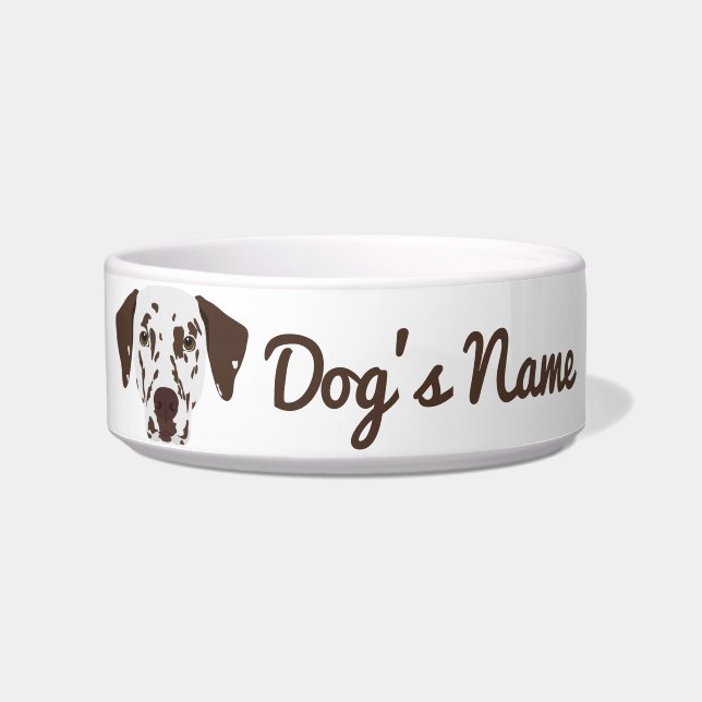 Écuelle Chien Dalmatien Brown (Devant)