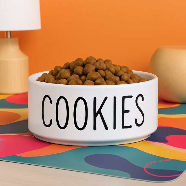 Écuelle Chien de biscuits amusant (Funny Cookies Dog Bowl
)
