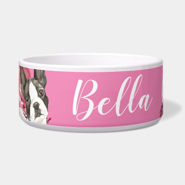 Écuelle Chien de Boston Terrier (Devant)