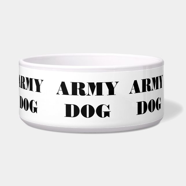 Écuelle Chien de la Marine du Bowl (Gauche)