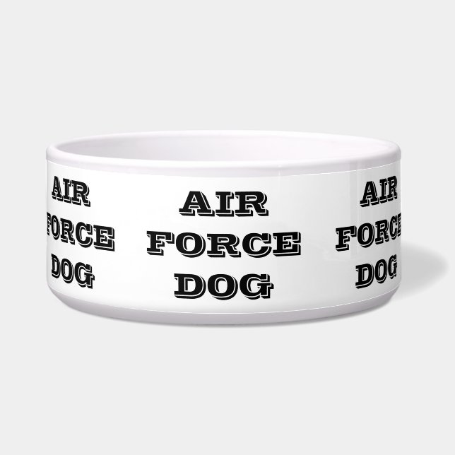 Écuelle Chien de l'armée de l'air du Bowl (Devant)