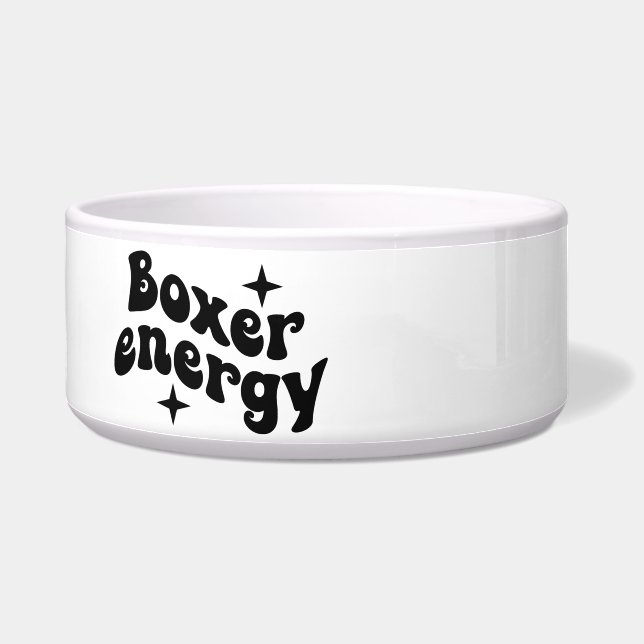 Écuelle Chien d'énergie Boxer (Gauche)