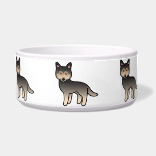 Écuelle Chien Husky Sibérien de dessin animé Agouti
