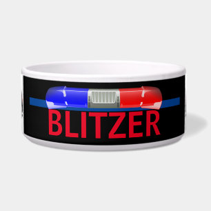 Écuelle Chien K-9 de police personnalisé