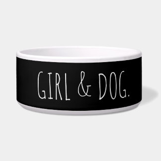 Écuelle Chien moderne fille cadeau simple