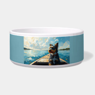 Écuelle Chien sur un bateau