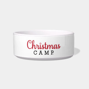 Écuelle Christmas Camp Pet Bowl Meilleur cadeau pour ani