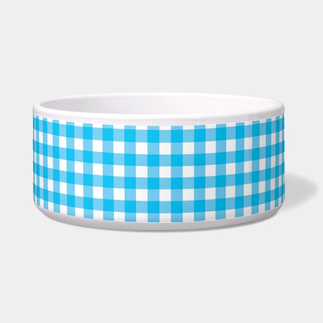 Écuelle Ciel bleu et blanc En vichy (Devant)