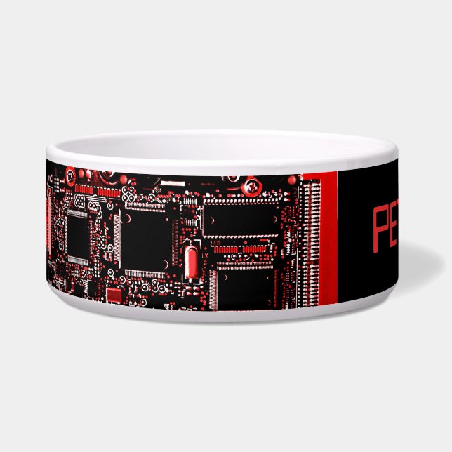 Écuelle Circuit Red 2 bol à chien (Gauche)