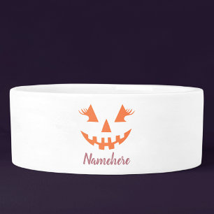 Écuelle Citrouille personnalisée Jack O Lantern Halloween