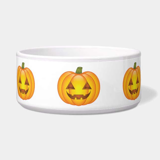 Écuelle Citrouilles de dessin animé Halloween Jack O’Lante (Devant)